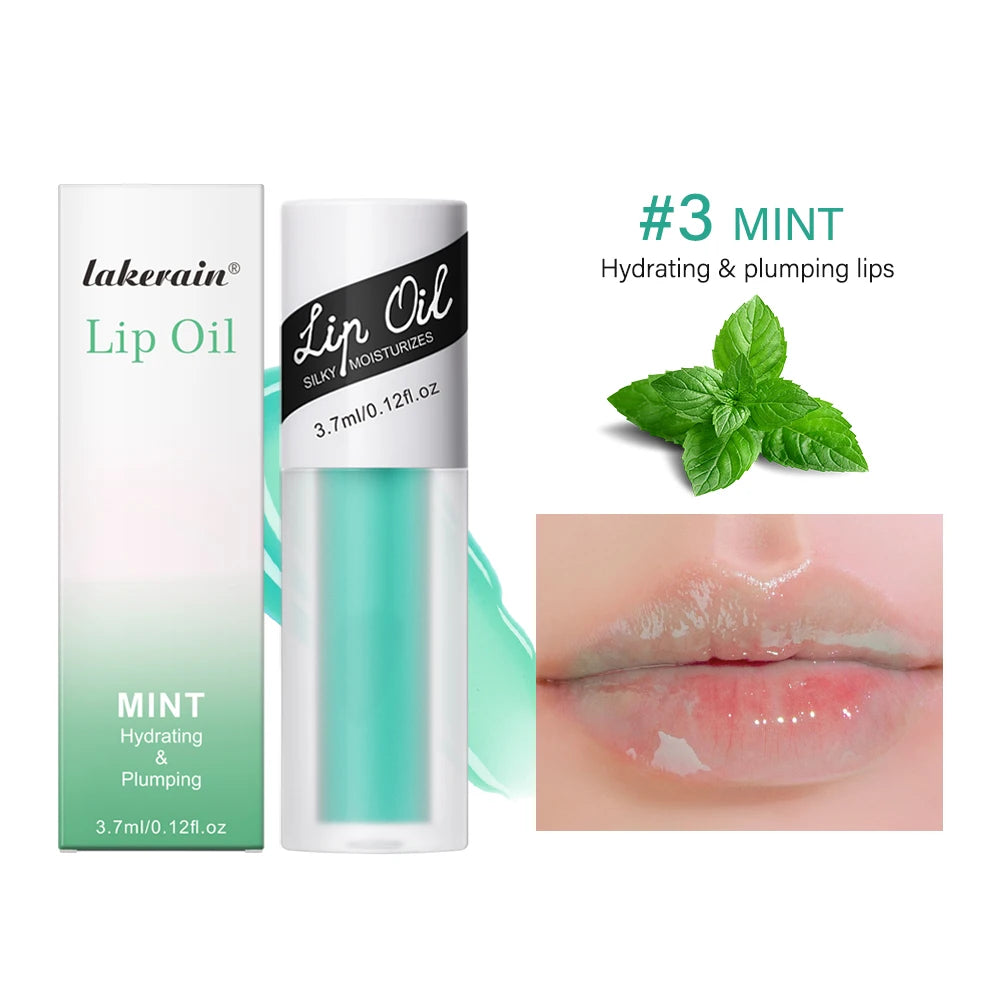 Korean Lip Oil Gloss | Plumping Moisturizing Tint for Dry Lips Lip Oil Gloss Peaceful Pleasures Health and Wellness 3 mint