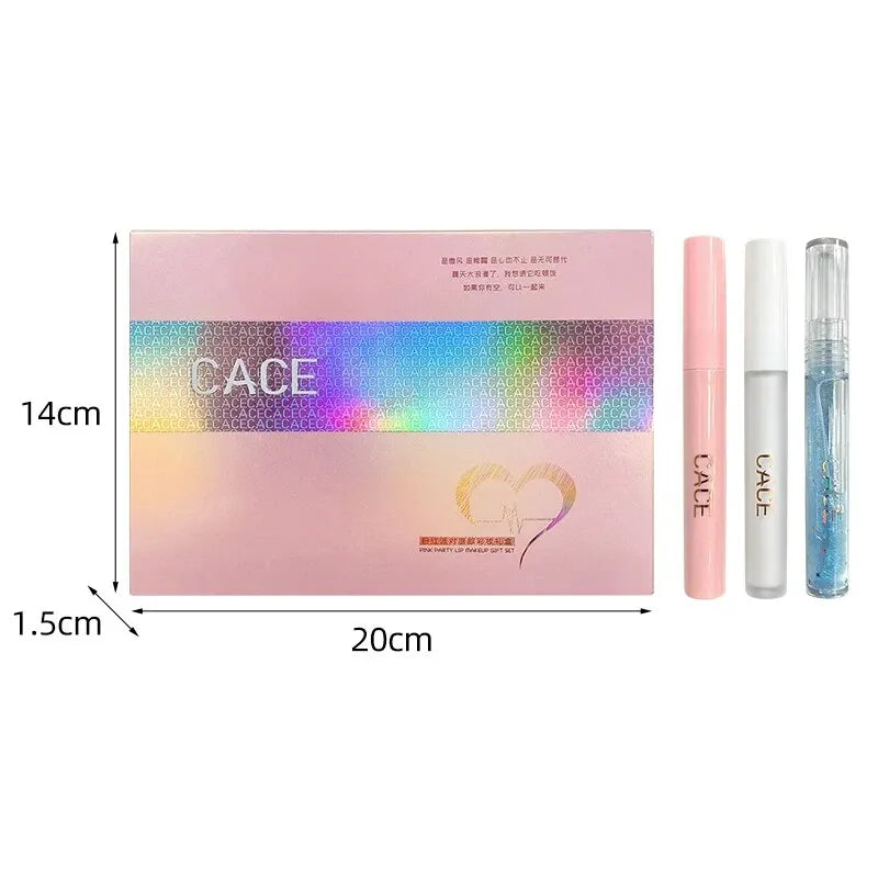 CACE 6-Piece Matte Liquid Lipstick & Lip Gloss Gift Set