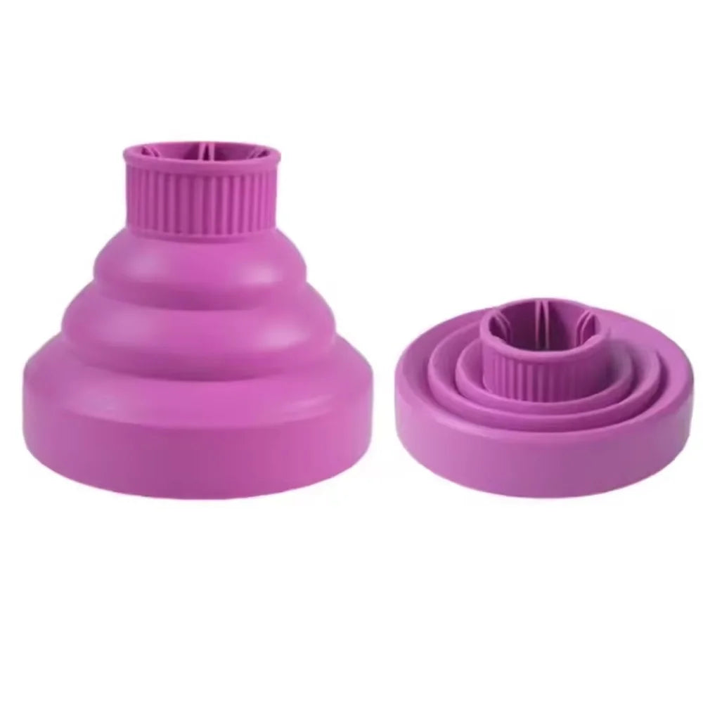 Silicone Hair Dryer Curl Diffuser – Foldable & Universal Fit