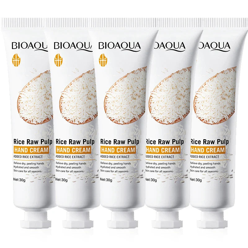 BIOAQUA White Rice Hand Cream – Moisturizing & Brightening