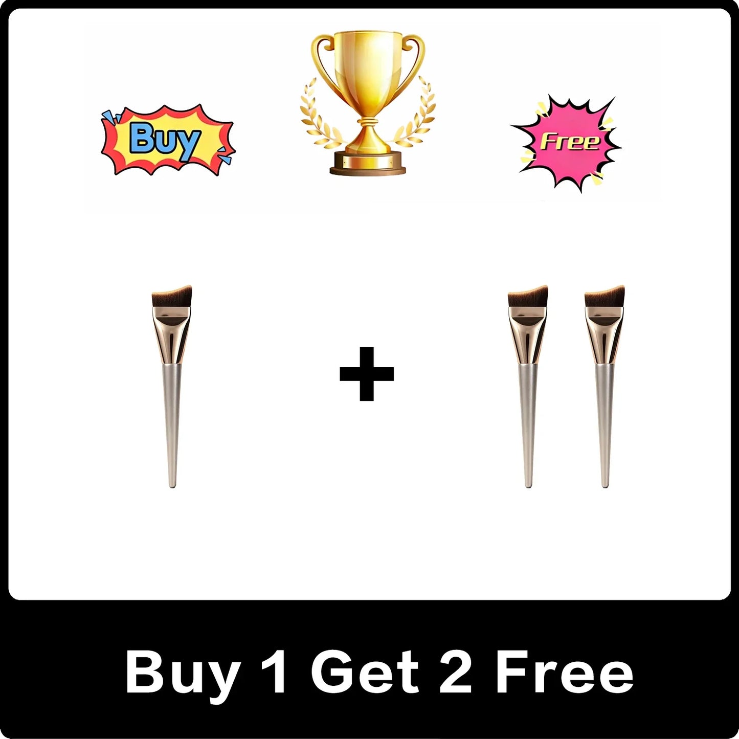 Flawless Foundation Brush – Soft, High Powder Absorption