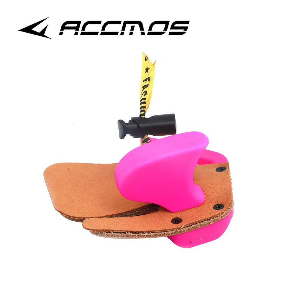 Archery Finger Tab Guard Recurve Bow Protective S M L Arrow