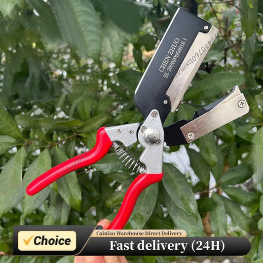 Thick Branch Grafting Machine Aluminum Alloy Fruit Tree Seedling Grafting Shear Bud Splicing Knife Grafter Tool Gardening Tools Peaceful Pleasures Health and Wellness