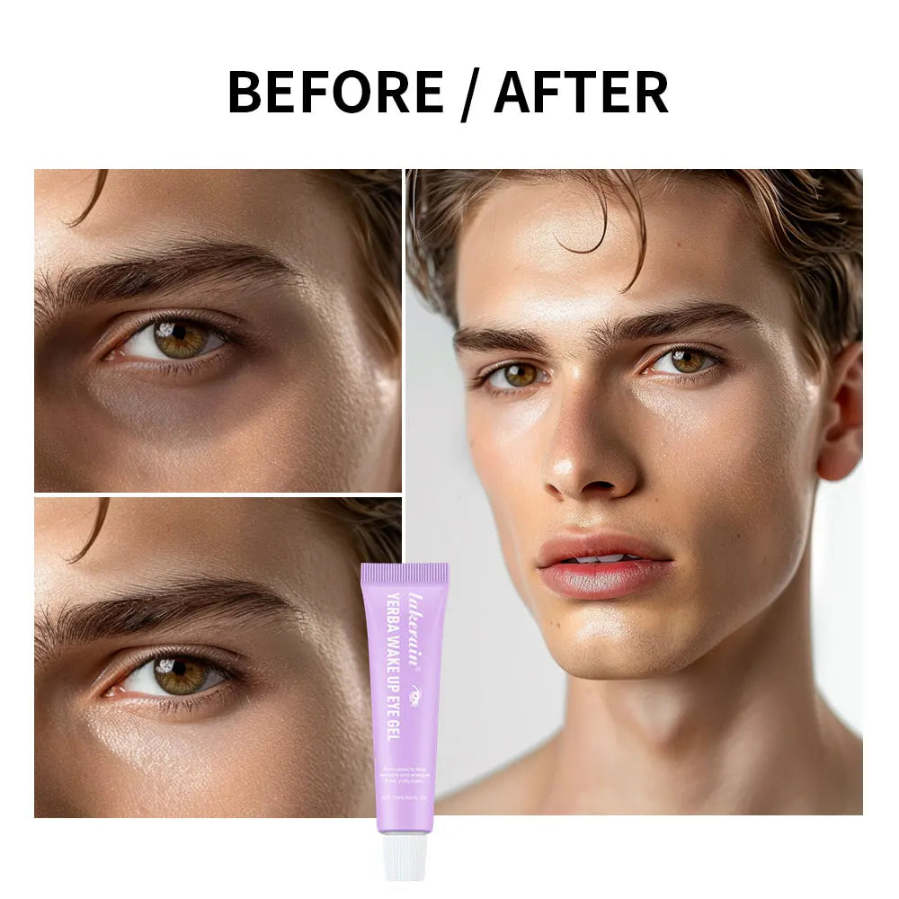 Yerba Wake Up Eye Gel - Yerba Mate Hyaluronic Acid and Caffeine to Hydrate Minimize Puffiness and Swelling Peaceful Pleasures Health and Wellness