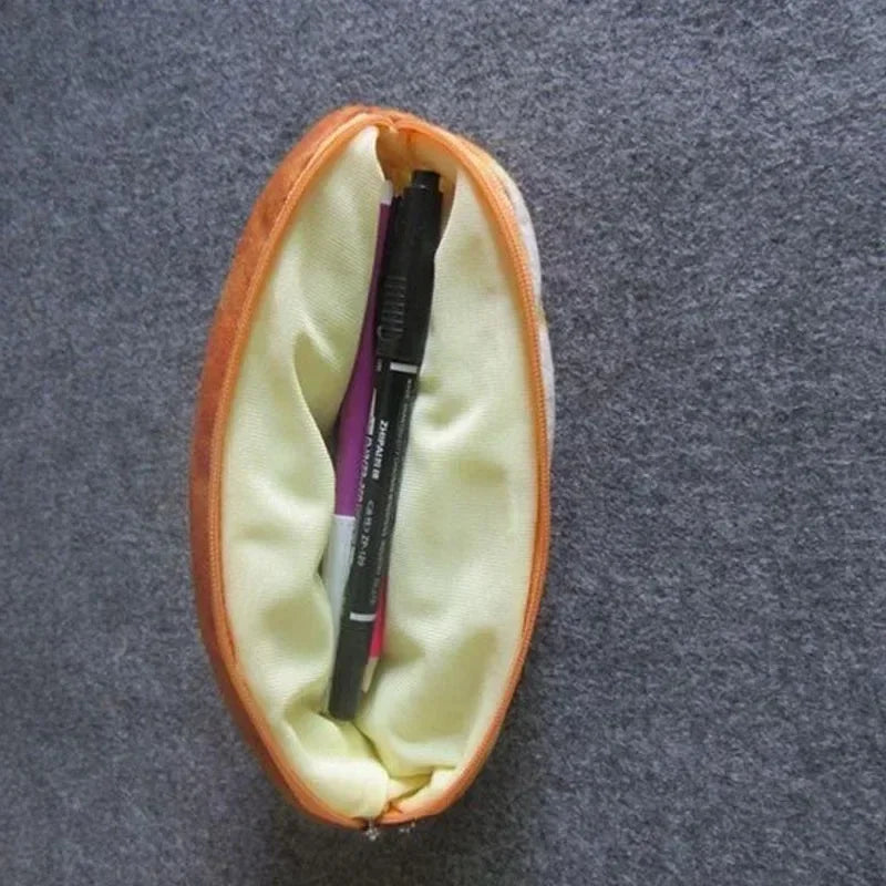 Creative Stationery Box Bread Shaped Pencil Case Large Capacity Fun