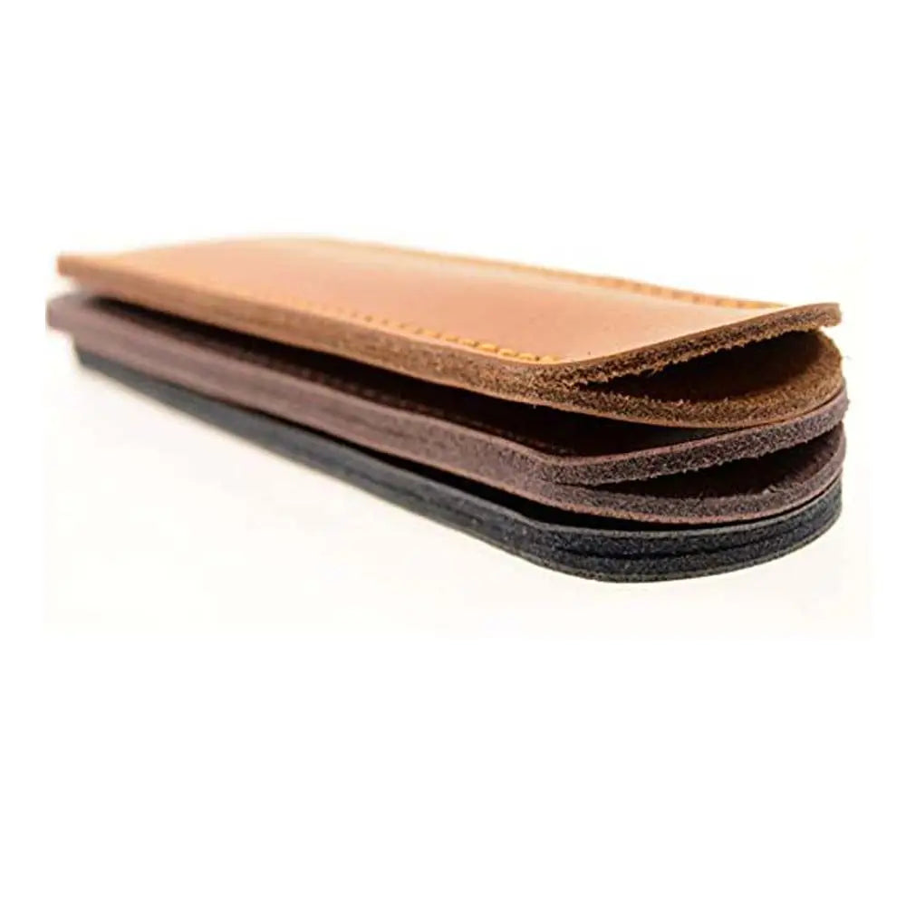 Stationery Office Pen Storage Cover School Supplies PU Leather Pen Holder Vintage Pen Bag Cowhide Pen Case Pen Protector Peaceful Pleasures Health and Wellness