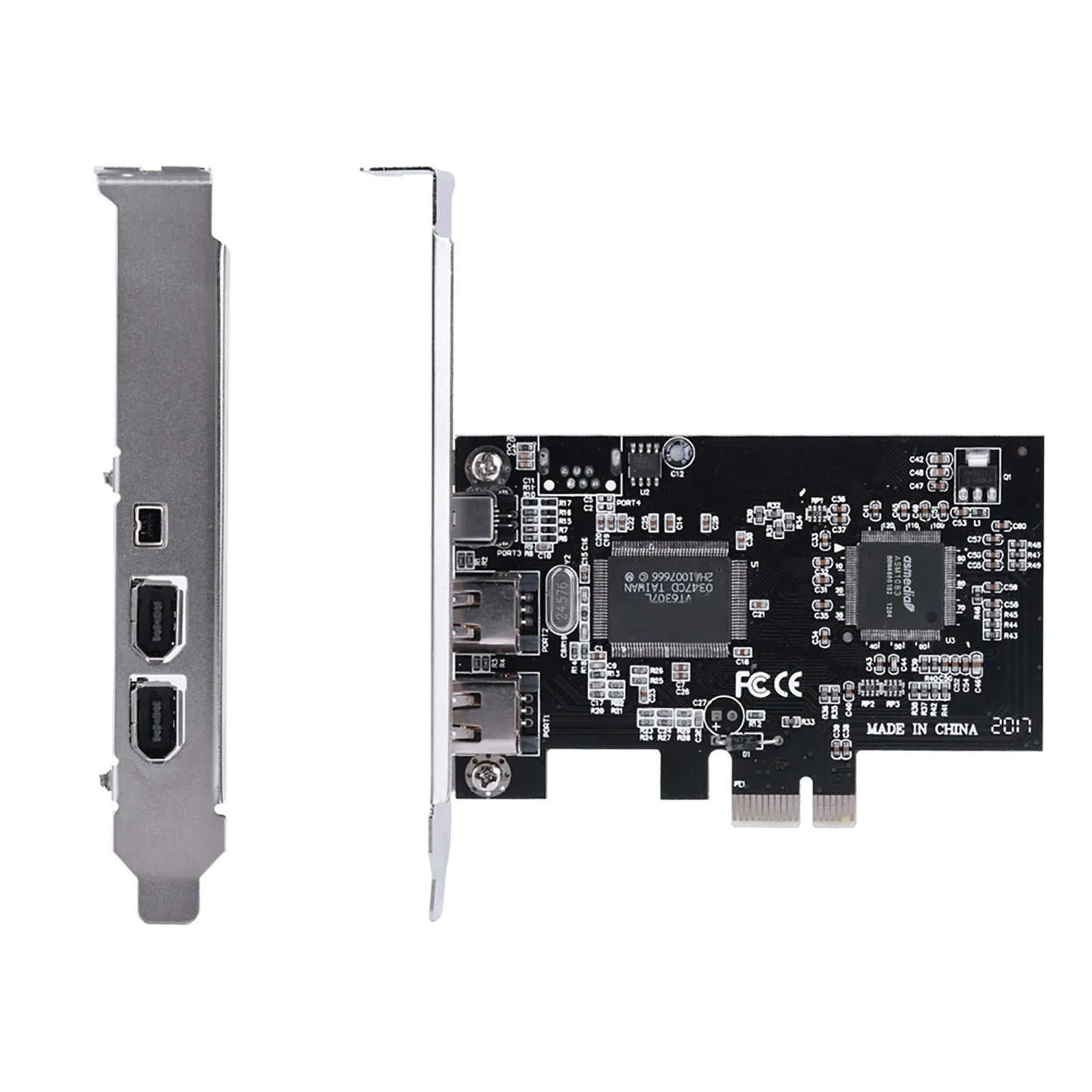 1394a Controller Card Firewire PCI-E PCI Express IEEE 1394 Cable