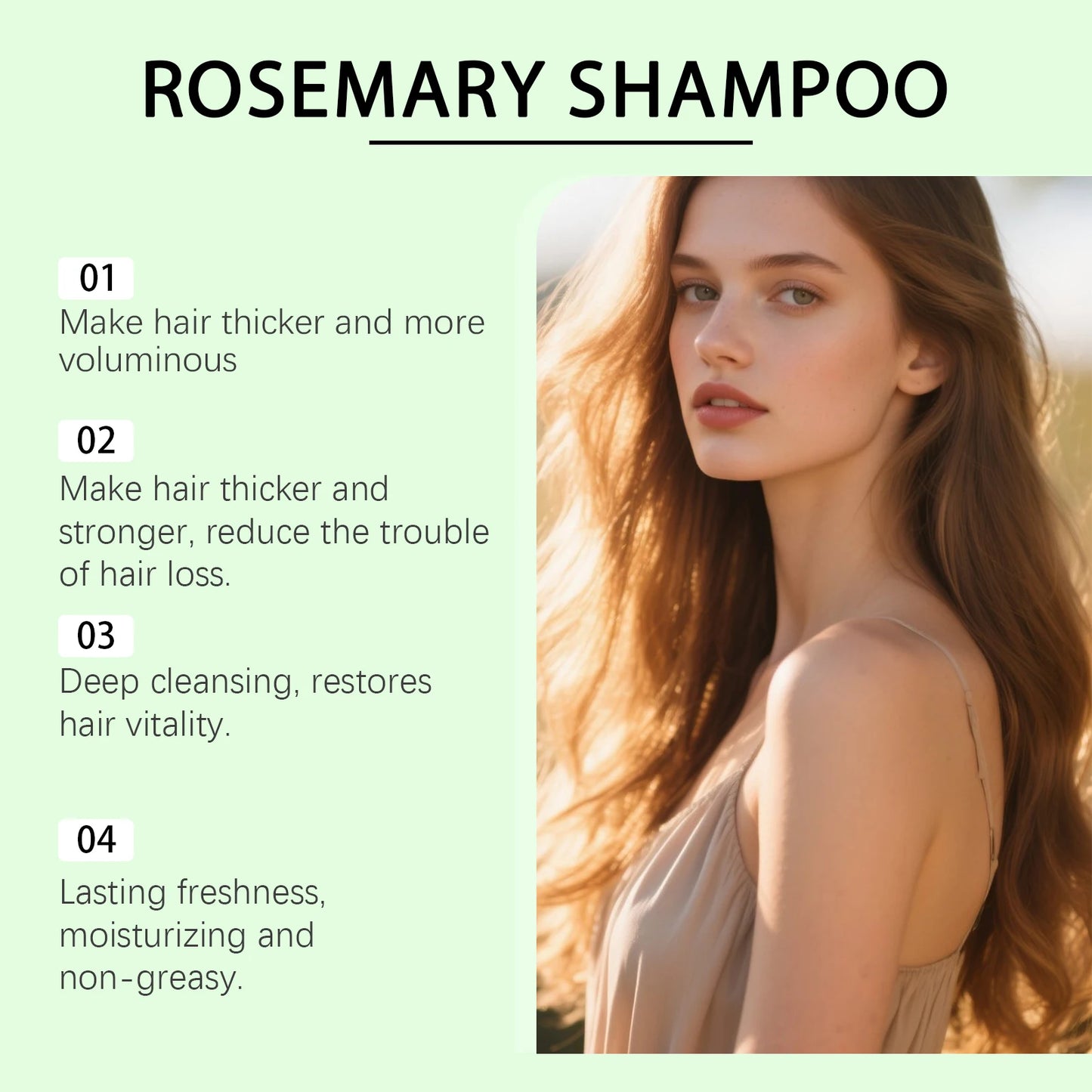 Rosemary Volumizing Shampoo – Strengthening & Scalp Care
