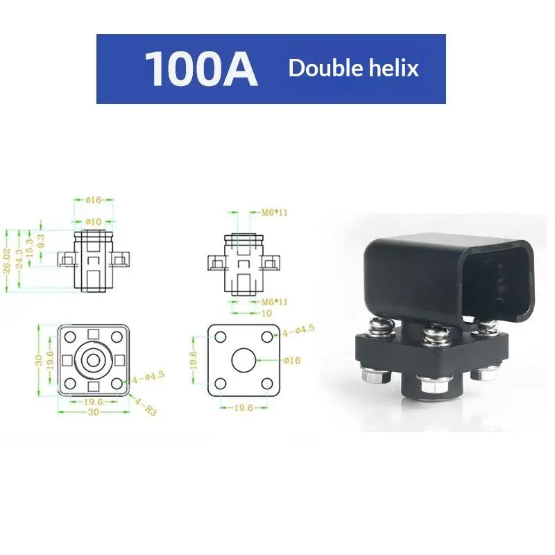 All-Copper Battery Terminal Post 100A–300A | Energy Storage Battery Terminal Connector Peaceful Pleasures Health and Wellness A10