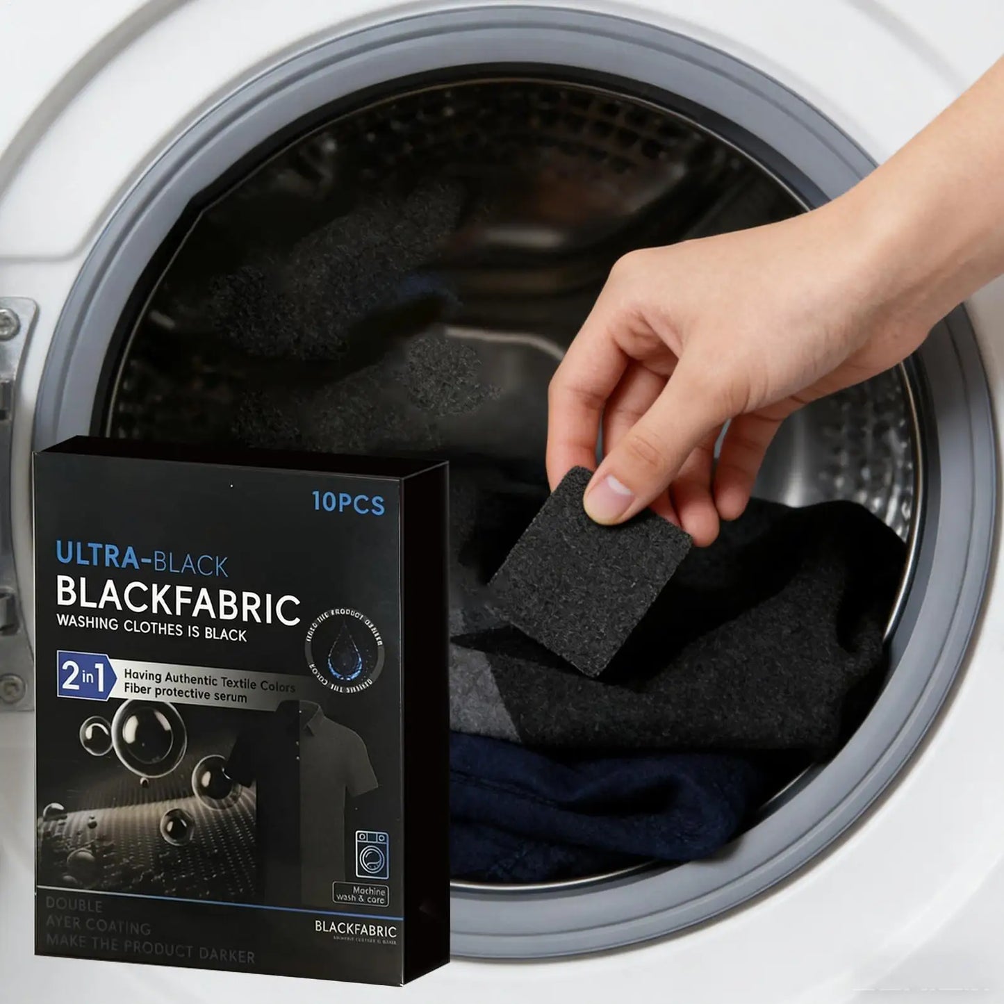 Black Fabric Dye Sheets – Restore & Darken Black Clothes (10pk) Fabric Dye Sheets Peaceful Pleasures Health and Wellness