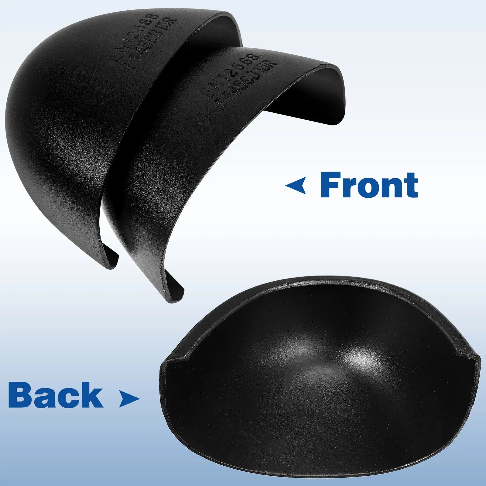 Universal Steel Toe Caps For Boots Safety Shoe Accessories Smash Proof Inserts Metatarsal Covers Household Merchandises Dust Peaceful Pleasures Health and Wellness
