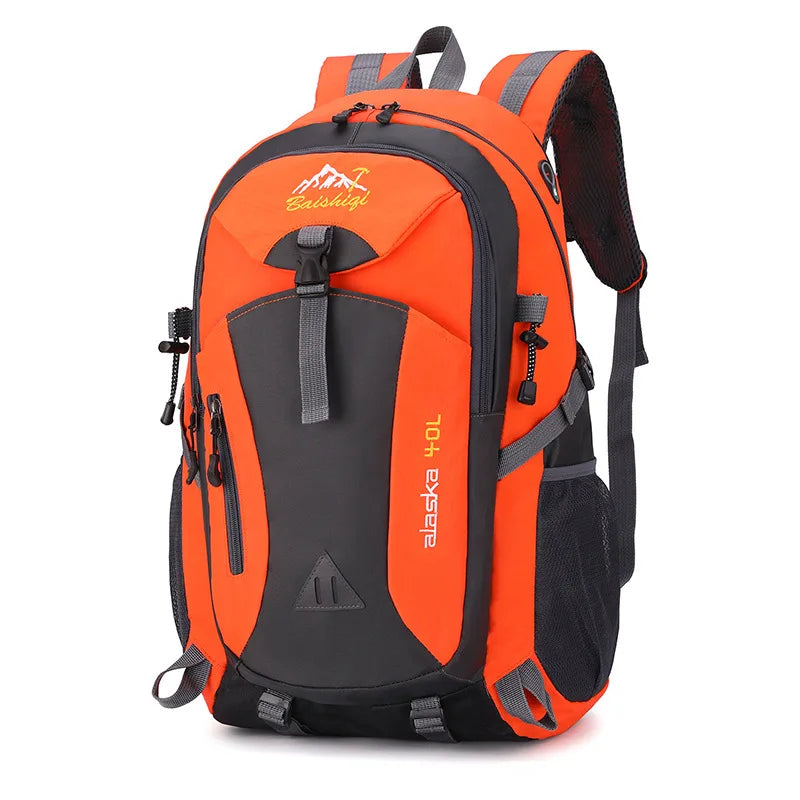 Outdoor Sports Backpack Water-Resistant Hiking Backpack for Men Leisure Travel Sports Bag New Camping Mountaineering Backpack Peaceful Pleasures Health and Wellness 1ps