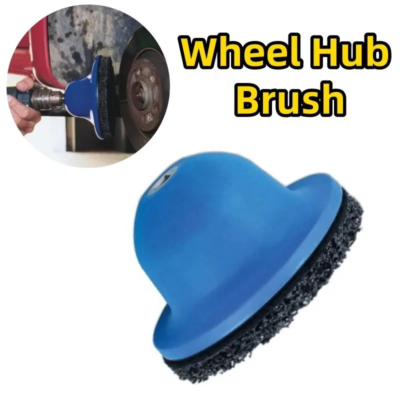 150mm Wheel Hub Grinder Rust Cleaning Tool Rotor Rim Surface Grinding Polisher Fit Cordless & Air Drill Auto Repair Hand Tool Peaceful Pleasures Health and Wellness
