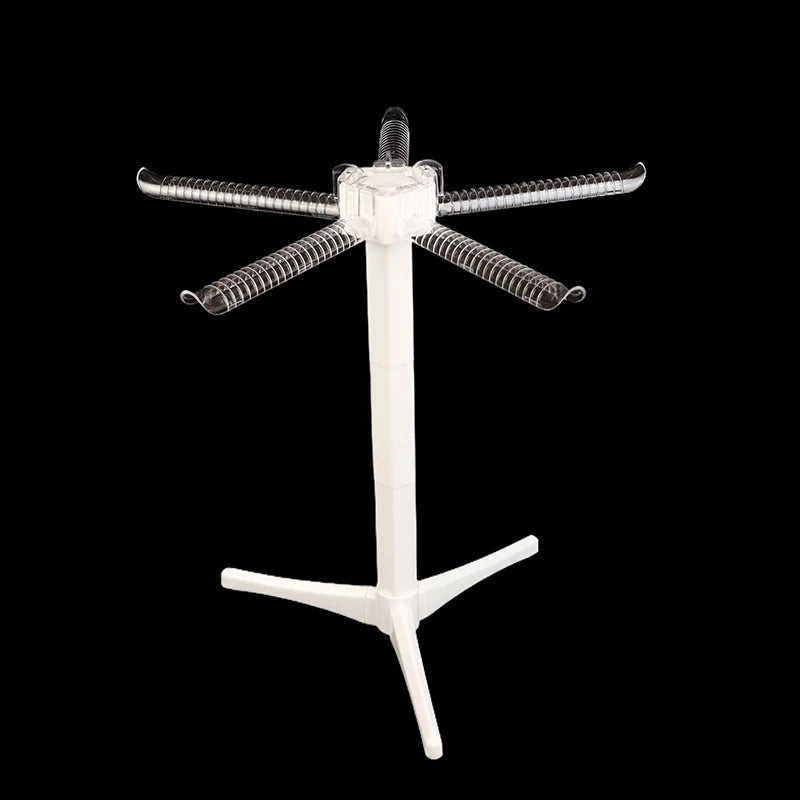 Collapsible Pasta Drying Rack – Foldable Spaghetti Dryer Stand