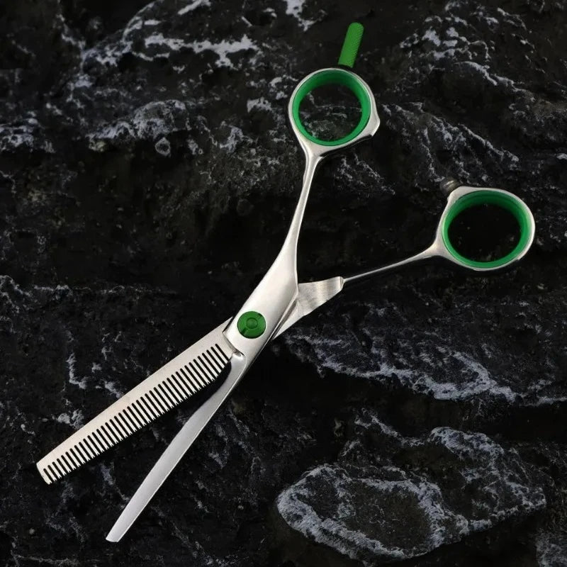 Hairdressing Scissors Stainless Steel Professional Hairdressing Scissors Cutting Thinning Scissors Barber Shear Home Salon Peaceful Pleasures Health and Wellness