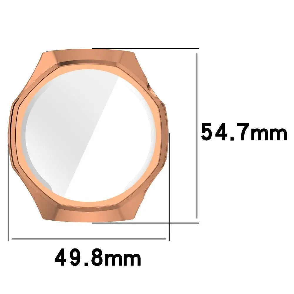 For Huawei GT6 Pro Perfect Fit Protective Case Anti-fall Ultra-thin Transparent Shell Film Integrated Watch Case For Huawei GT6 Peaceful Pleasures Health and Wellness