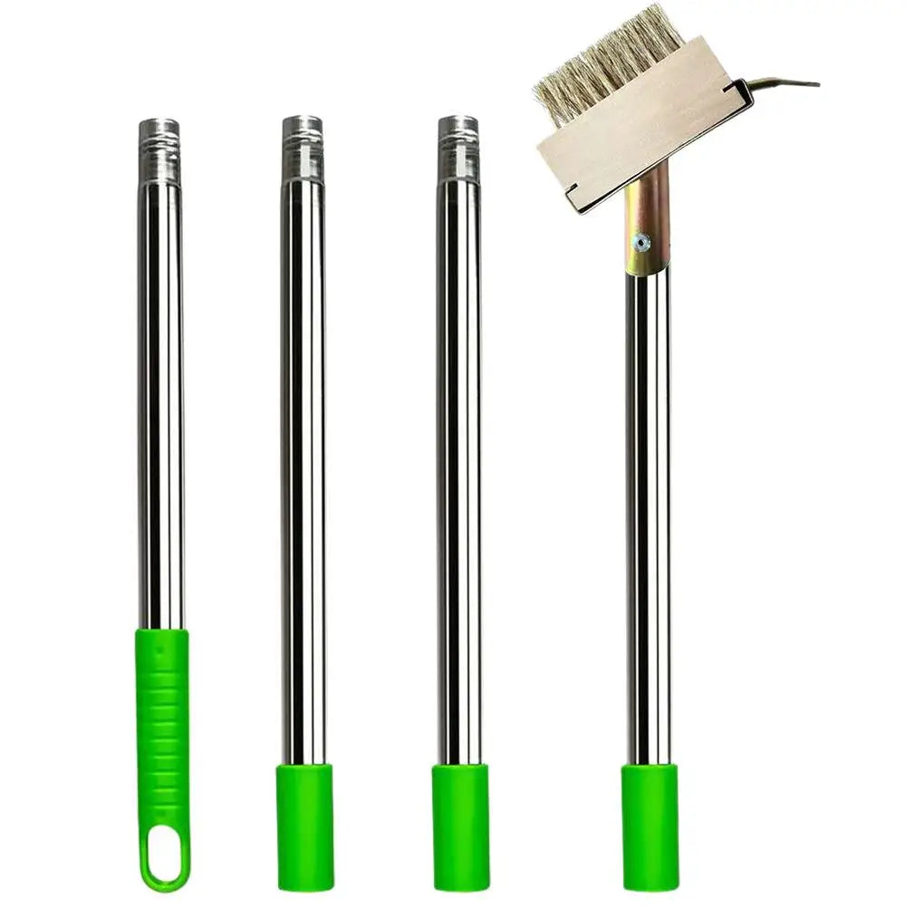 Stainless Steel Detachable Weeding Brush for Weeding Stone Board Gap Cleaning Garden Tools for Deck Patio Walkwa Peaceful Pleasures Health and Wellness B