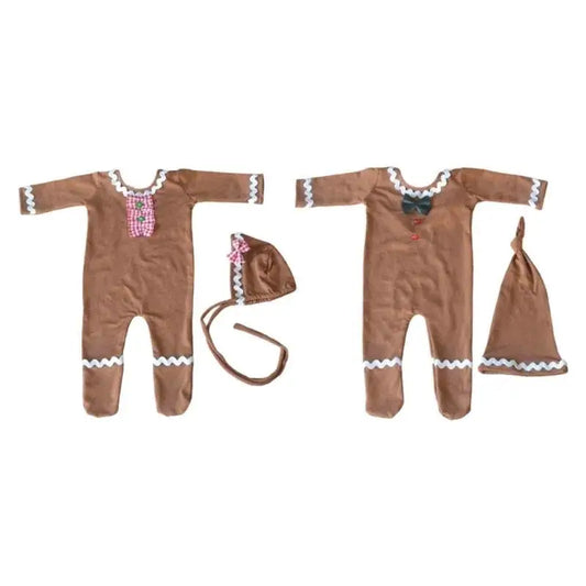 Christmas Newborn Photography Romper & Hat Set | 0–6M Baby Baby Photo Costume Peaceful Pleasures Health and Wellness