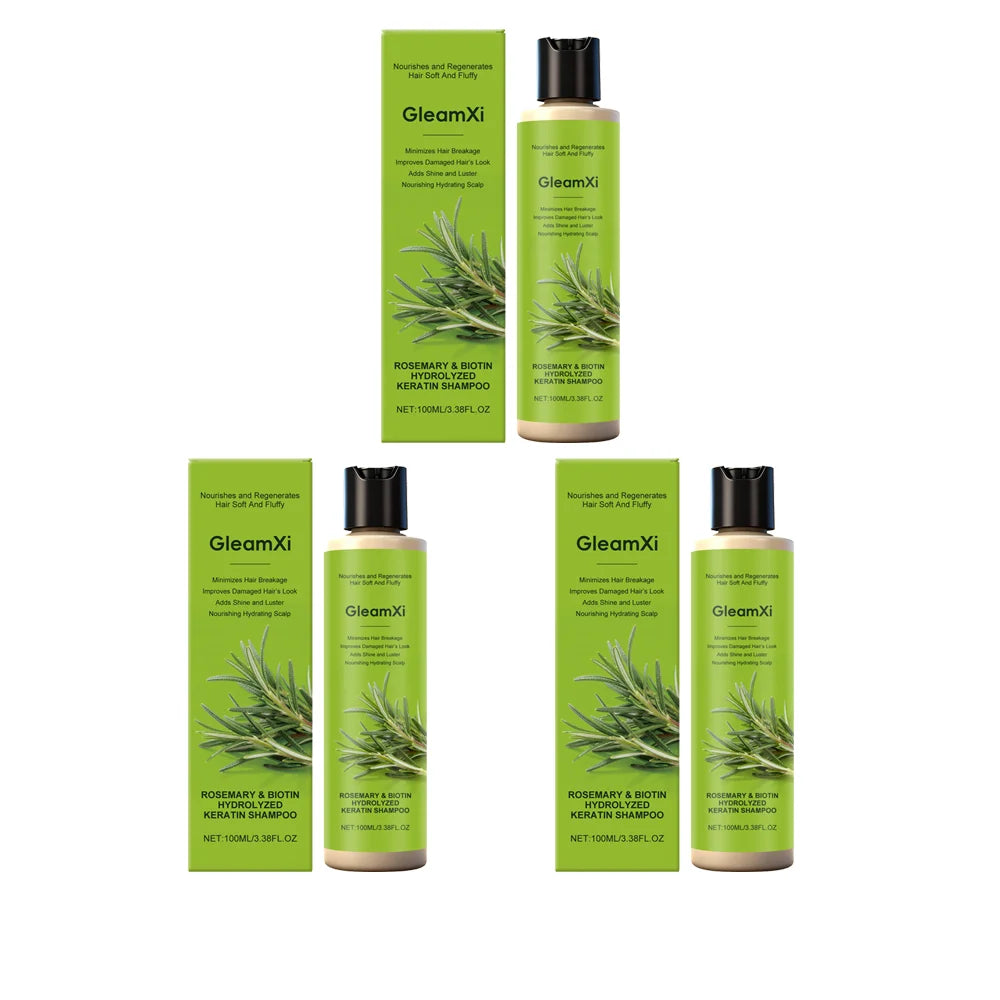 Gleamxi Rosemary & Biotin Shampoo – Volumizing Scalp Care