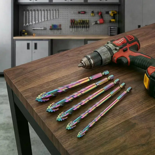6–12mm Four-Edge Serrated Drill Bit Set – Tile, Glass & Concrete Drill Bit Set Peaceful Pleasures Health and Wellness
