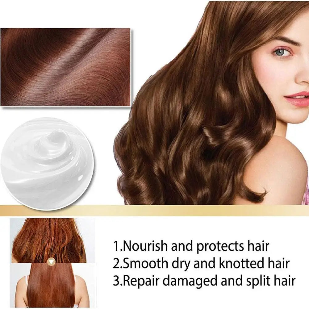 Keratin Hair Mask – Fast-Acting Repair Treatment for Damaged, Frizzy & Dry Hair | Straightening & Shine 30ml/500ml Peaceful Pleasures Health and Wellness