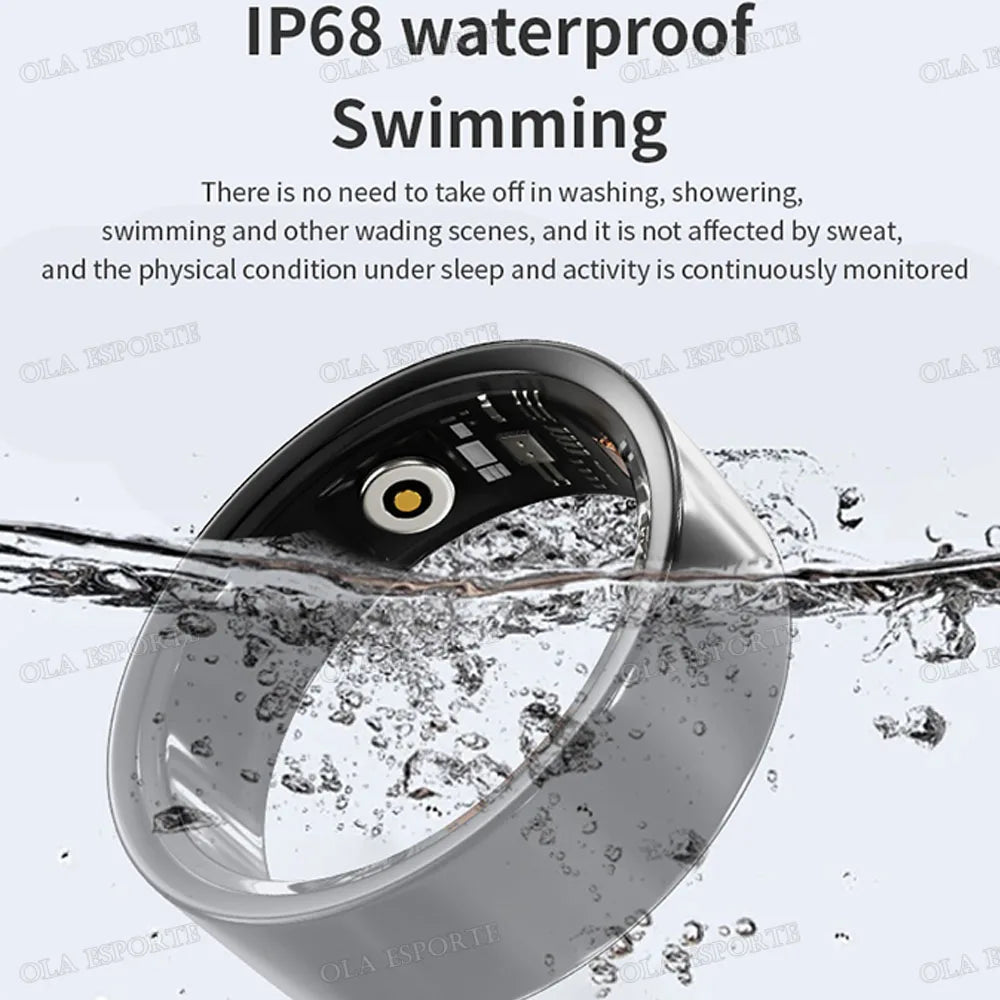Smart Ring Heart Rate Sleep & Blood Oxygen Tracker | 5ATM