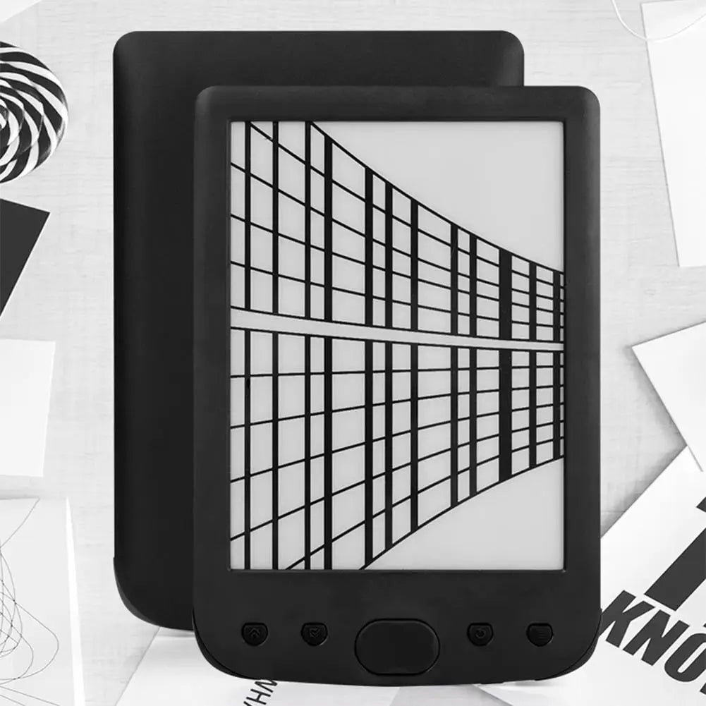 6-Inch E-Ink E-Reader – 8GB Storage, Glare-Free & Adjustable Light
