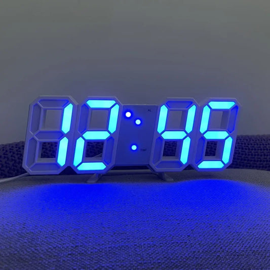 LED Digital Alarm Clock – Wall & Desk, Calendar, 3 Brightness Digital Alarm Clock Peaceful Pleasures Health and Wellness 06