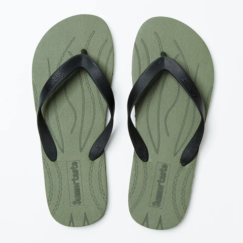Men's Non-Slip Flip Flops | Lightweight Beach & Indoor Sandals