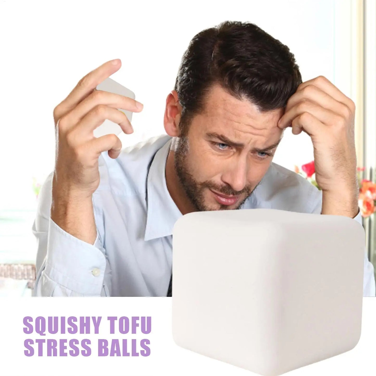 Squeeze Toy For Kids Flexible Sensory Ball Soft Slow Rising Fidget Toy Playful On Edge Interactive Elastic Toys For Stocking Peaceful Pleasures Health and Wellness