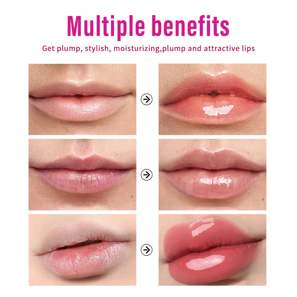 Lip Plump Serum Increase Lips Elasticity Instant Volumising Essential Oil Moisturizing Nourish Sexy Lip Care Reduce Fine Lines Peaceful Pleasures Health and Wellness