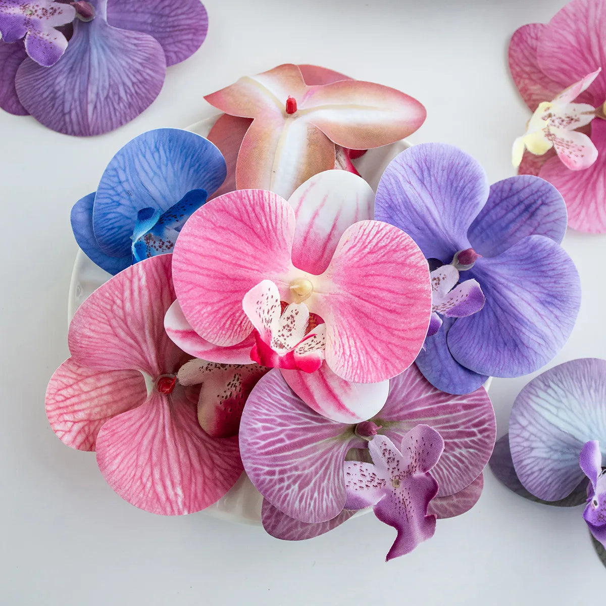 Thai Butterfly Orchid Artificial Flowers – Wedding & Hair Clips