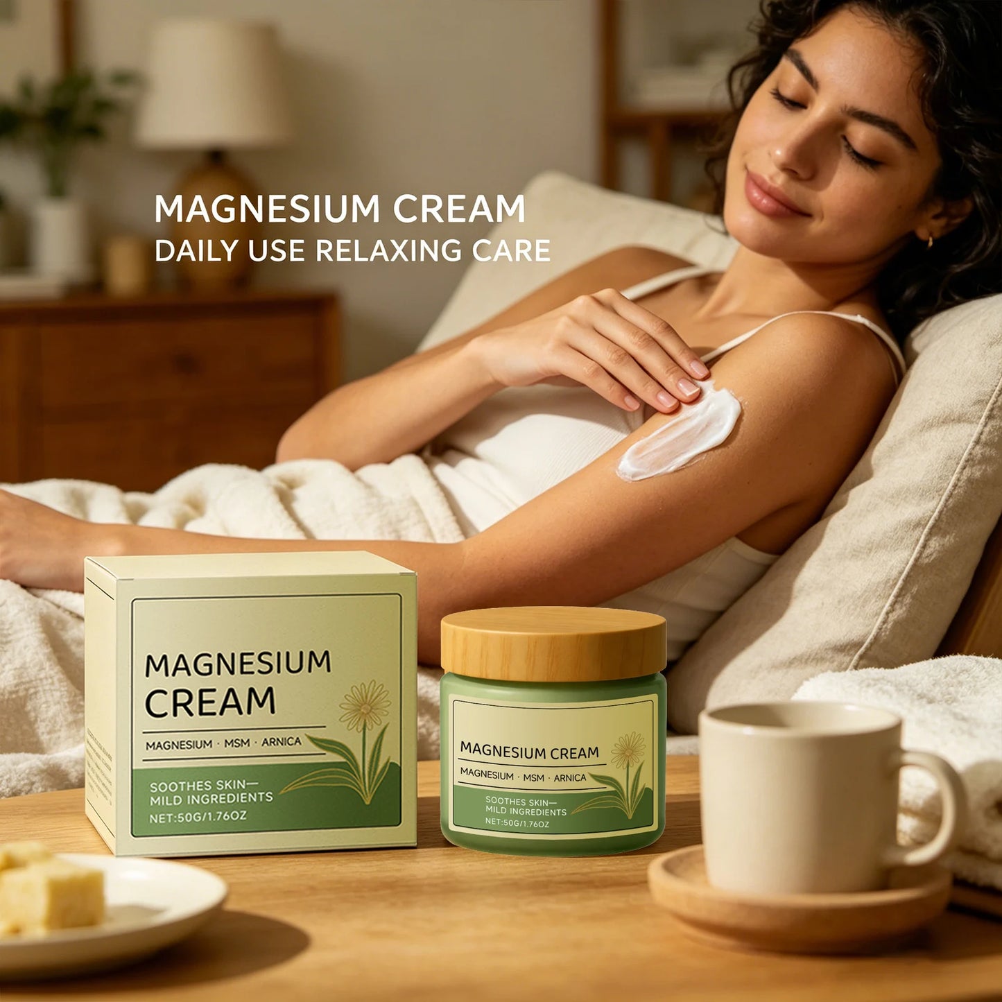 Natural Soothing Body Lotion Moisturizing Body Massage Relieving Muscle Soreness & Joint Tension Fast-Absorbing Body Care Cream Peaceful Pleasures Health and Wellness