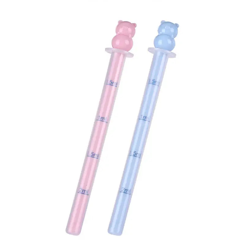 Baby Medicine Dispenser Anti Choking Syringe Feeder Scale Cartoon Shape Infant Medication Dropper Oral Liquid Supplement Tool Peaceful Pleasures Health and Wellness