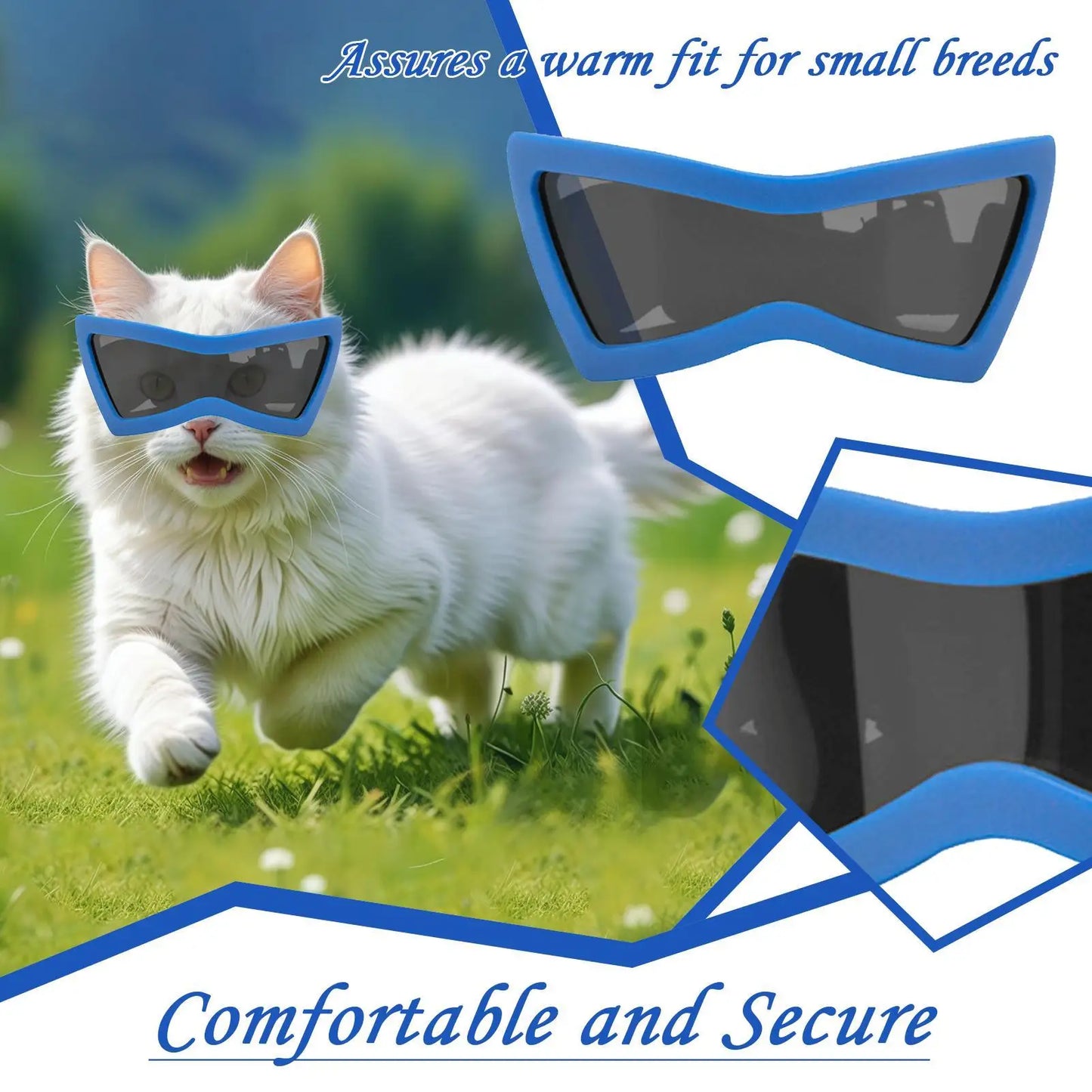 Dog Sunglasses UV Protection – Windproof Eyewear Small Breeds