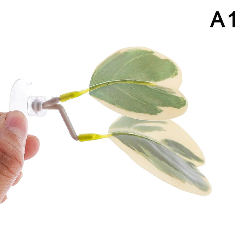 Artificial Aquarium Leaf Plant – Fish Resting & Hiding Decor