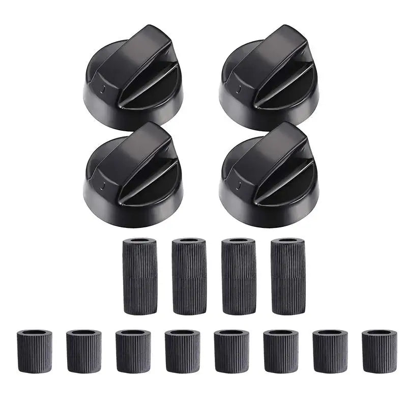 4 Sets Stove Top Control Knobs Univer-sal Thermostat Stove Button Knobs Accessories For Home Kitchen Cookers Knobs & Adapters Peaceful Pleasures Health and Wellness