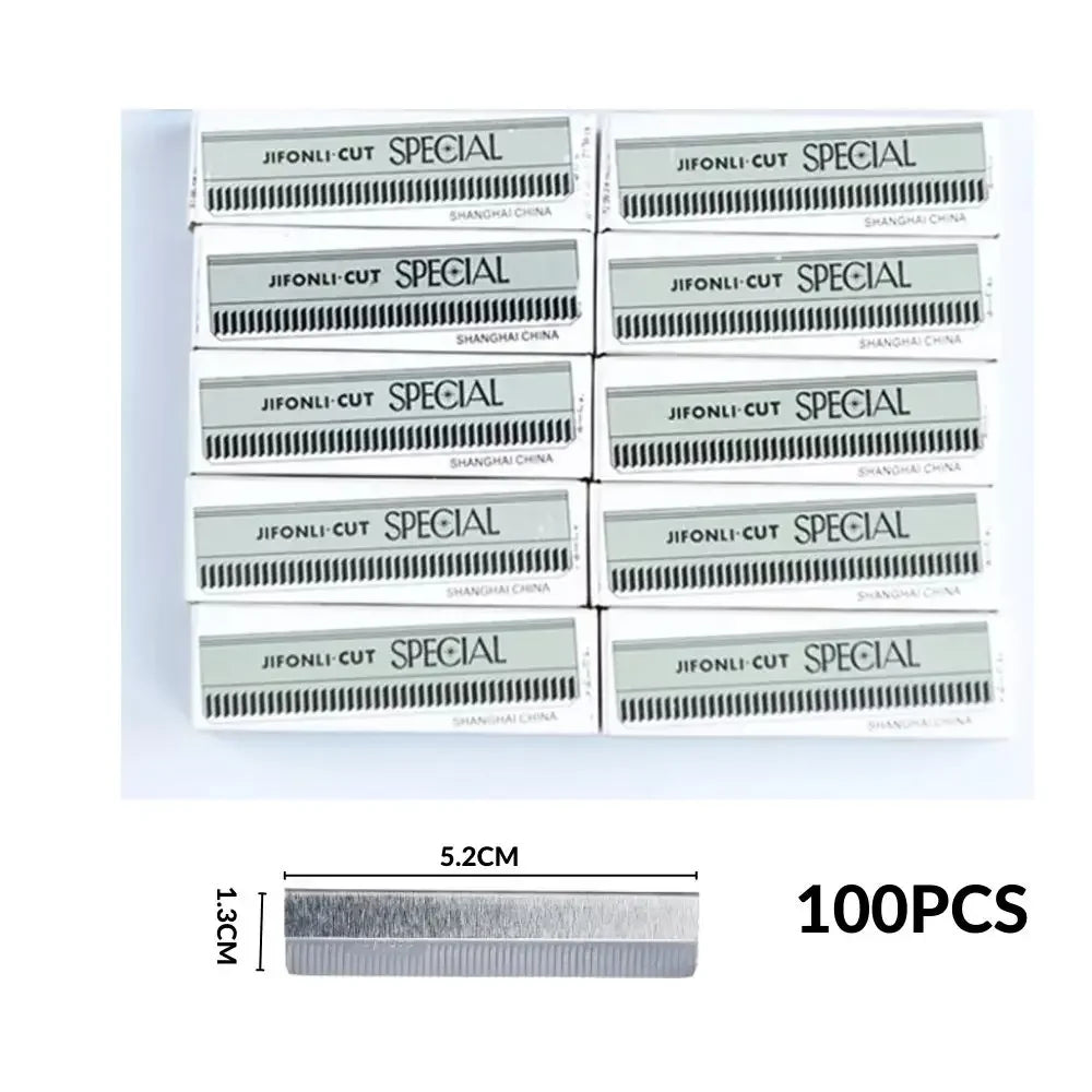 Microblading Eyebrow Razor Blades 50/100pcs – Stainless Steel