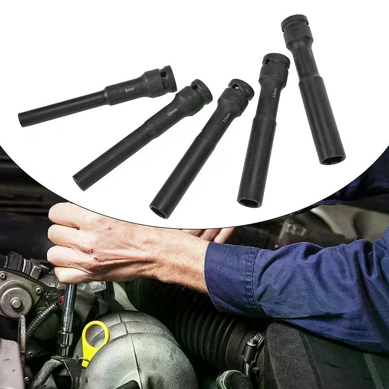 1/2" Drive Hex Socket Wrench Set 8-19mm | Chrome-Vanadium Hex Socket Wrench Peaceful Pleasures Health and Wellness