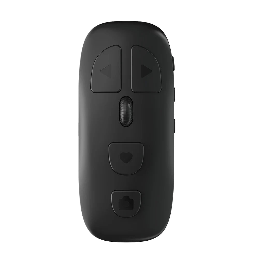 Cell Phone Bluetooth-Compatible Remote Control Selfie Video Remote Controller Automatic Page Turner All-Scenario Master Peaceful Pleasures Health and Wellness black