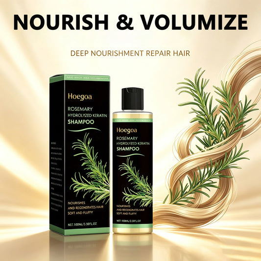 HOEGOA Rosemary Keratin Shampoo – Oil Control & Hair Repair Keratin Shampoo Peaceful Pleasures Health and Wellness