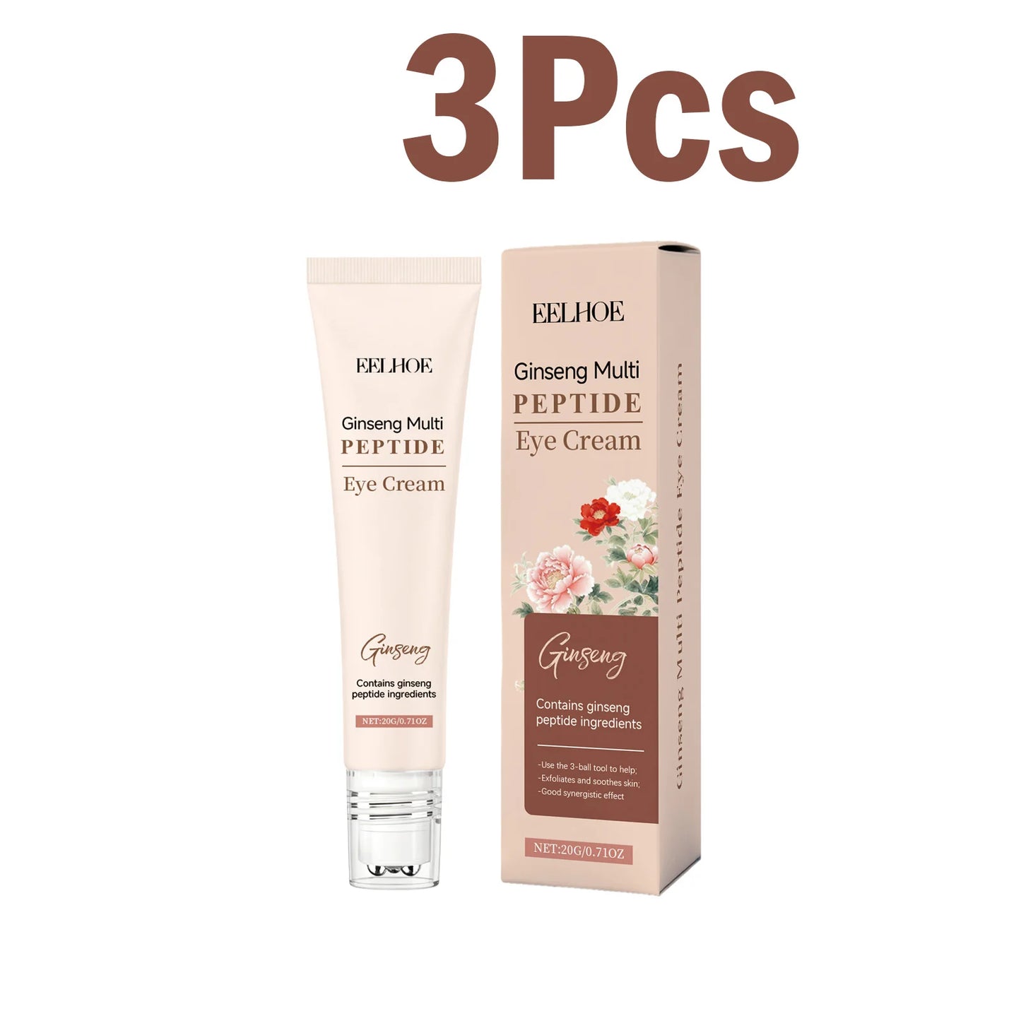 Ginseng Polypeptide Roller Eye Cream – Anti-Aging Dark Circles
