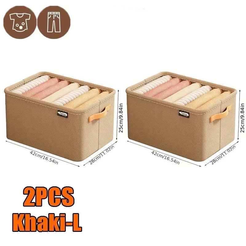 Foldable Clothes Storage Box – Wardrobe & Drawer Organizer
