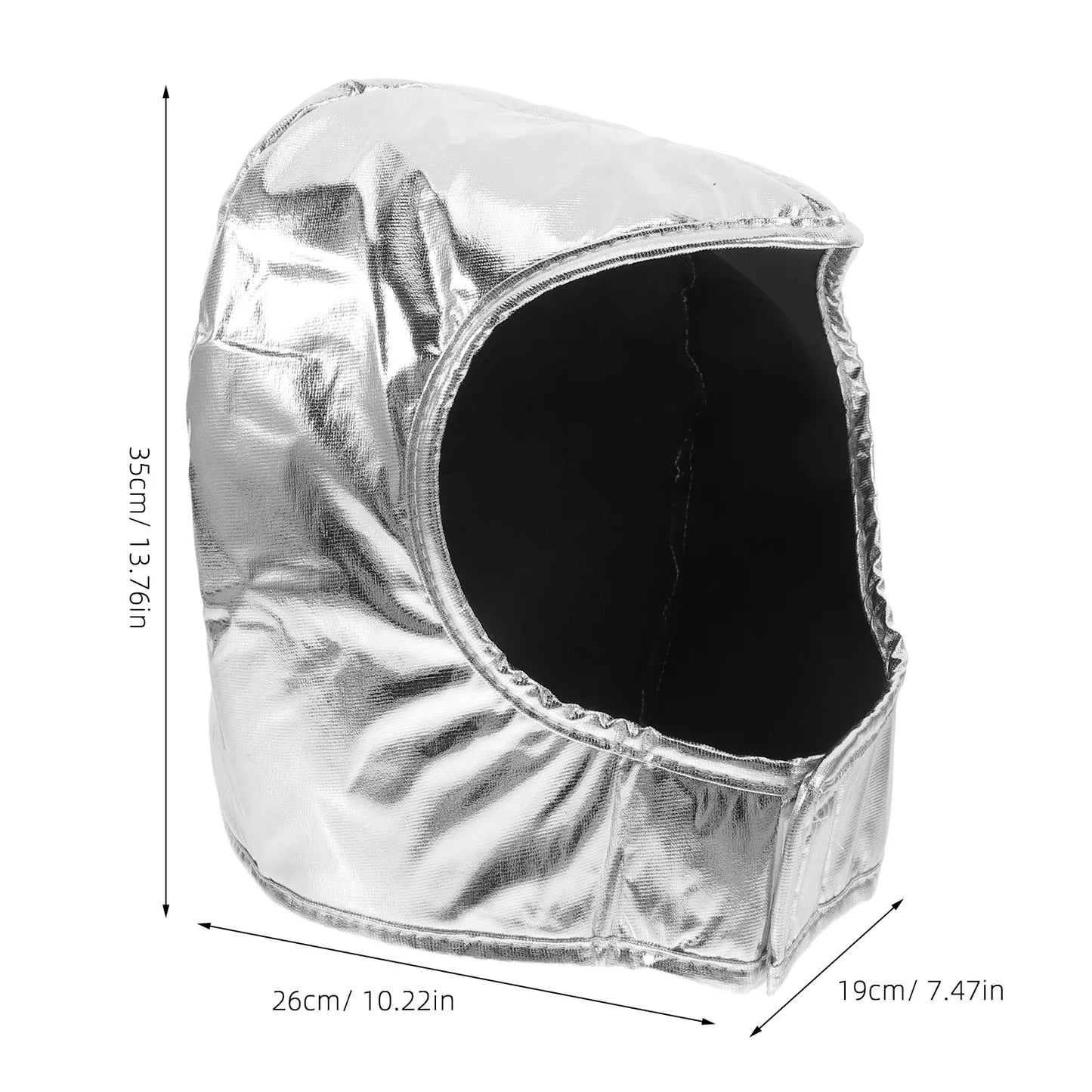 Astronaut Hat for Space Costume Lightweight Comfortable Adjustable Fit Ideal Halloween Astronaut Cosplay Birthday Party Peaceful Pleasures Health and Wellness
