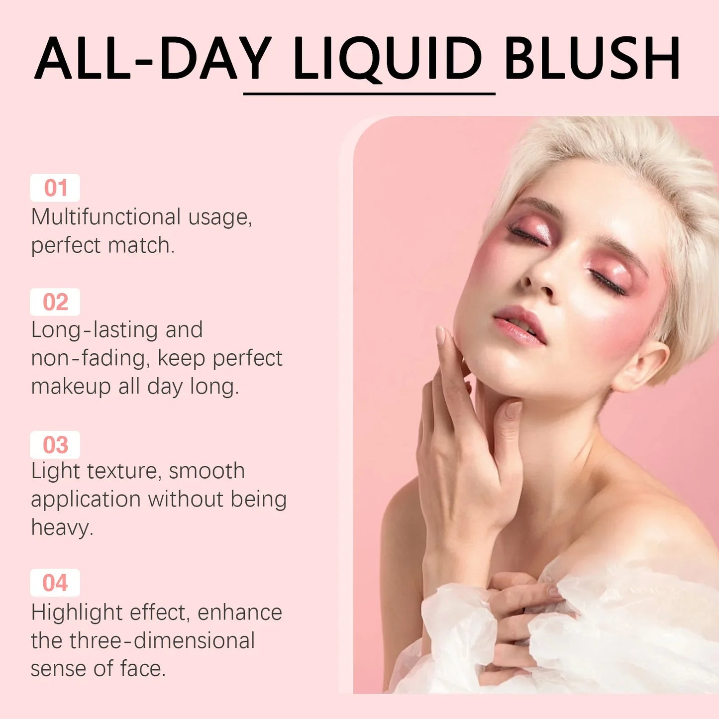 Liquid Blush Stick – Waterproof Cheek & Lip Tint | Long-Lasting