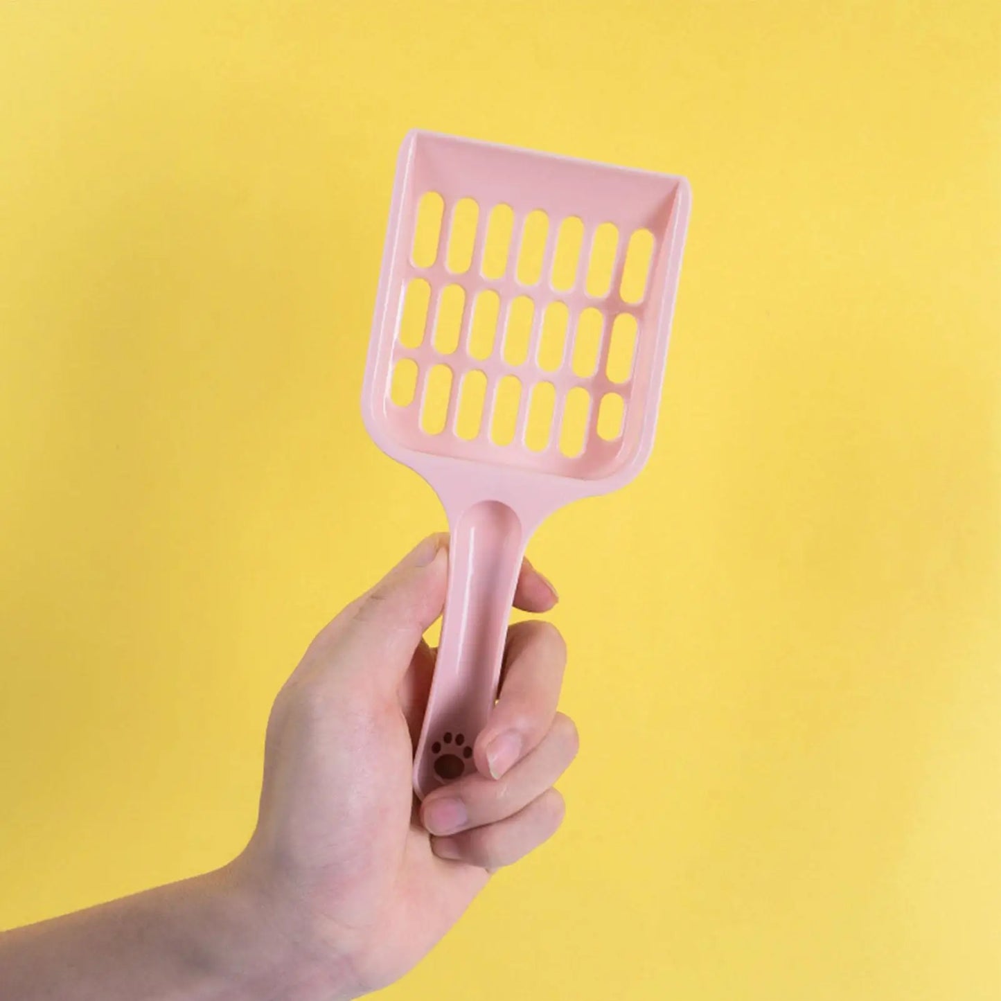 Cat Litter Scoop – Candy Color Sifting Shovel & Ergonomic Handle