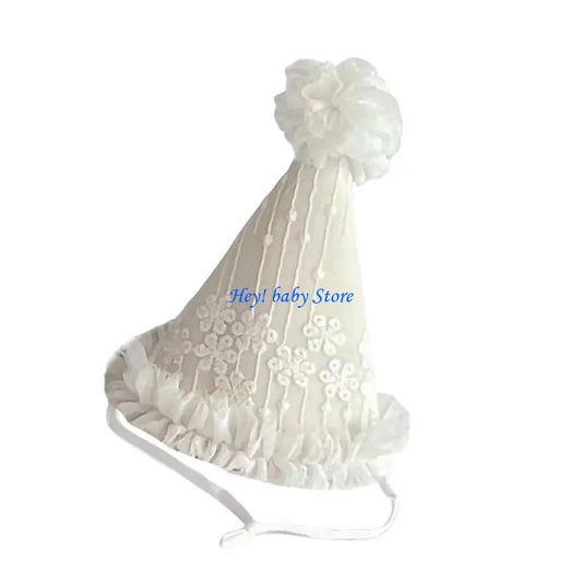 Tulle Birthday Party Hat for Babies & Toddlers | Conical Cap
