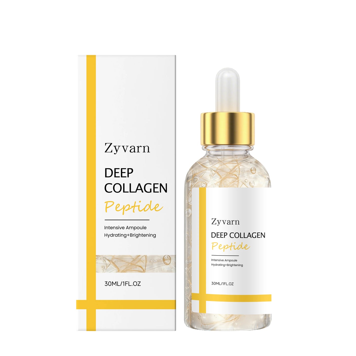 Silk Peptide Intensive Lifting Serum Rejuvenate Skin Enhance Elasticity Anti Wrinkles Serum Collagen Peptide Firming Skin Care Peaceful Pleasures Health and Wellness 30ml Boxed