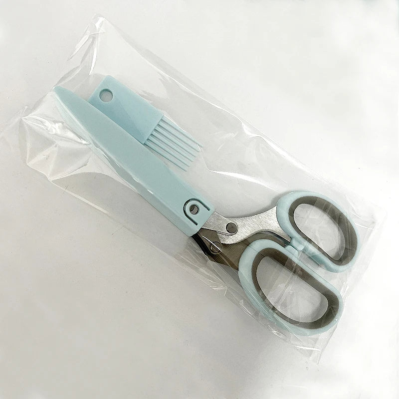 5-Layer Herb & Scallion Scissors | Stainless Steel Shears
