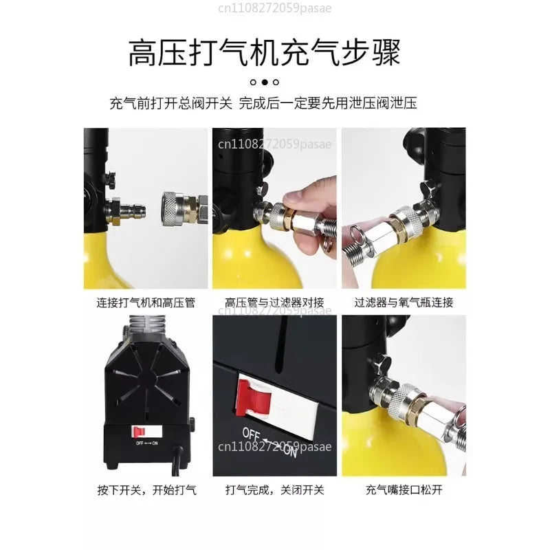 12V 250W Portable Oil-Free Electric Air Compressor – 2700 RPM